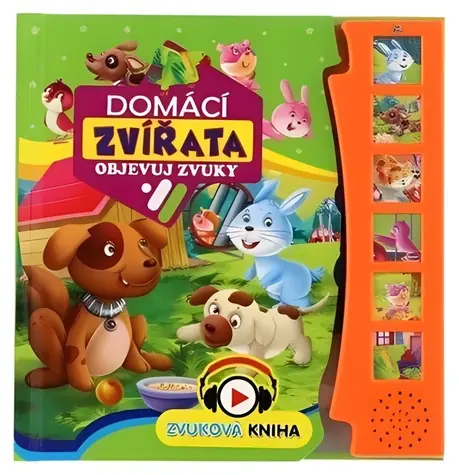 Audiobook Zwierzęta Odkryj dźwięki / Książka z dźwiękami / Wersja CZ / od 3 lat