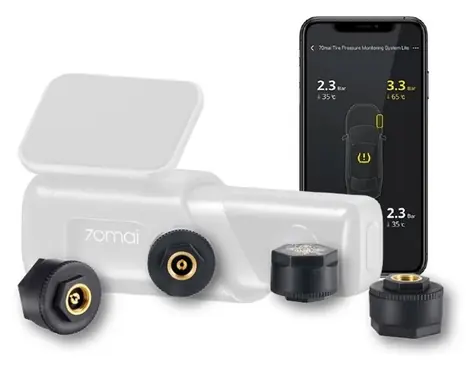 70mai T04 / Zewnętrzny czujnik TPMS / czujnik ciśnienia w oponach