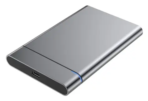 HD-06 Ramka zewnętrzna do dysków SSD/HDD 2,5" szara / Ramka zewnętrzna / USB 3.2 Gen 2 / 10 Gb/s / SATA III / do 10 TB