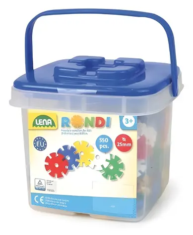 Rondi Zestaw konstrukcyjny w wiaderku / Zestaw konstrukcyjny / 550 elementów