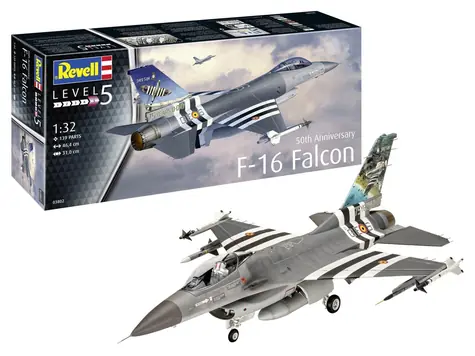 Revell Plastikowy model F-16 Falcon 50. rocznica / 1:32