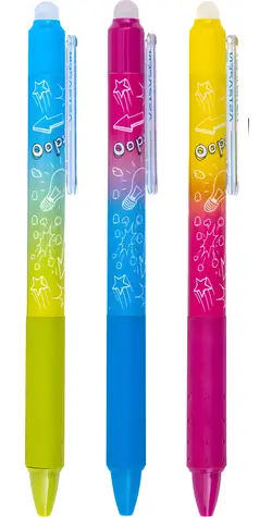 ASTRA OOPS! Neon / Długopis z gumką / Końcówka 0,5 mm / Mix kolorów