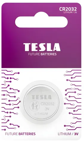TESLA CR2032 / Bateria guzikowa / litowa / 1 szt. / blister