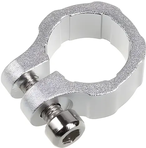 Zacisk węża Lamptron 10 mm srebrny / Zacisk do chłodzenia wodnego / Średnica 10 mm