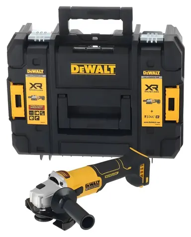 DeWalt DCG407NT-XJ / Szlifierka kątowa akumulatorowa / 125 mm / 18 V / 9000 obr./min / bez akumulatora / walizka TSTAK