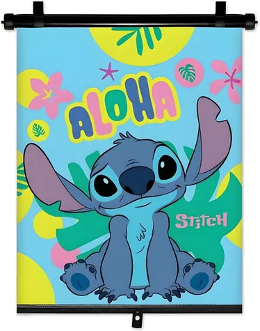 Roleta okienna SEVEN Stitch / Roleta okienna / Przyssawki z blokadą