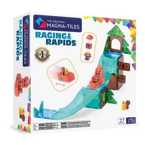 MAGNA-TILES Magnetyczny zestaw konstrukcyjny Raging Rapids / 27 elementów / od 3 lat