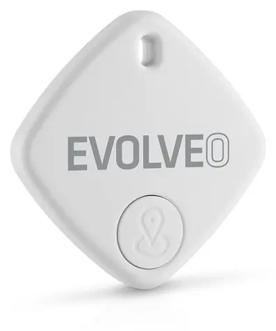 Evolveo TrackTag biały / Lokalizator / Apple Find My / Bluetooth 5.2