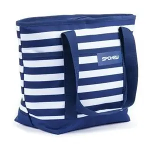 Spokey ACAPULCO niebieskie paski / Torba termiczna / 12 l