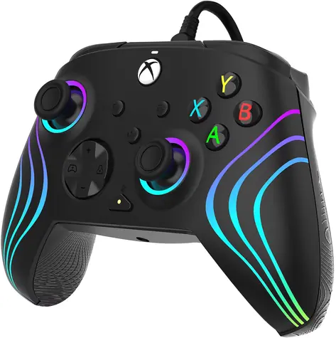 PDP Afterglow Wave czarny / Gamepad / PS4 / Podświetlenie / USB-C