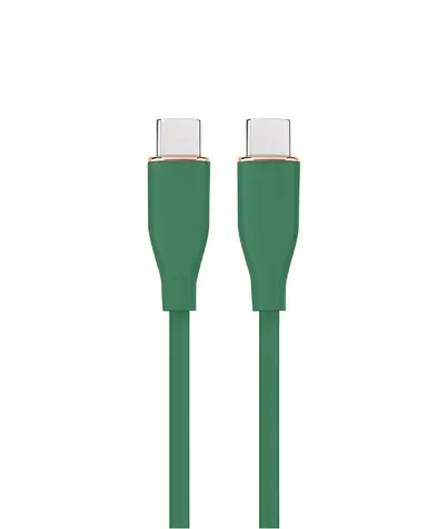 Kabel USB-C (M) - USB-C (M) 1,5 m zielony / Kabel / Ładowanie i transmisja danych