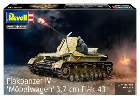 Revell Flakpanzer IV 3.7 cm Flak 43 / Model plastikowy / 1:72