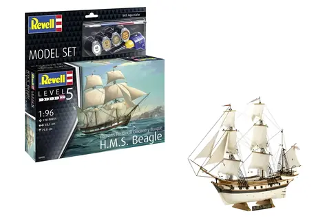 Model statku Revell HMS Beagle / Model plastikowy / zestaw do klejenia