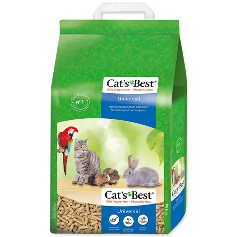 Cats Best Universal 7 l / żwirek dla kota / 4 kg / granulat drzewny / bezzapachowy
