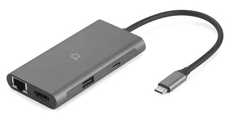 Aiino Cluster Hub 7w1 do MacBooka i iPada / hub USB-C / 7 portów