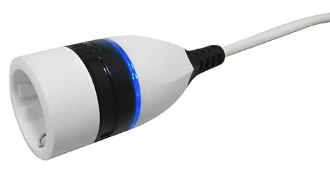 Przedłużacz SEGULA z włącznikiem obrotowym biały / Przedłużacz / 1,4 m / 1x gniazdo