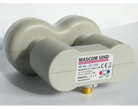 Konwerter AB-COM Mascom Monoblock 4.3 Single / LNB / MC M4-S01/S02/S03