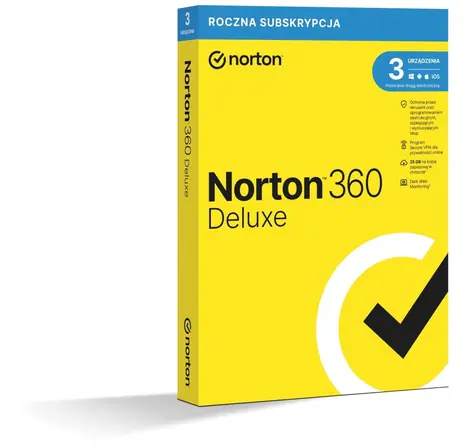 360 Deluxe Box PL / Oprogramowanie / 25 GB pamięci / 3 urządzenia / 1 rok