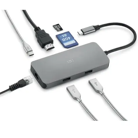 Aiino Cluster / hub USB-C / 7 portów / do MacBooka i iPada
