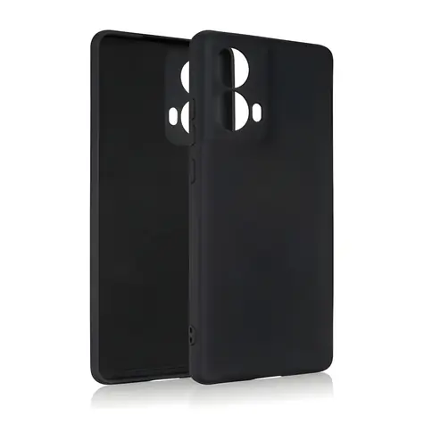 Beline Silikon czarny / Etui / Motorola Moto G85 5G
