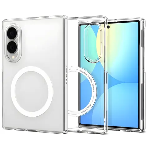 Spigen AirSkin MagFit clear-white / Etui ochronne / Samsung Galaxy Z Fold8 / MagSafe