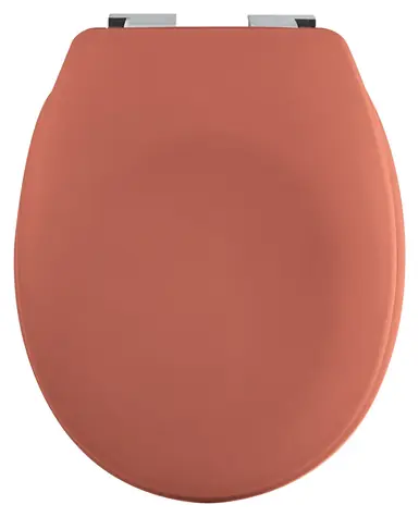Deska sedesowa Spirella NEELA matowa terakota / wolnoopadająca / duroplast