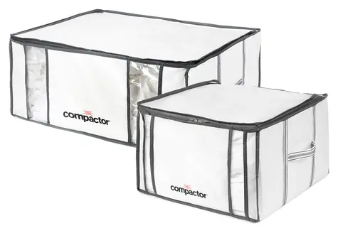 Zestaw pojemników do przechowywania Compactor Life z workiem próżniowym M+XXL / 125 l + 210 l / 2 szt.