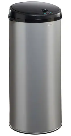 Rossignol Sensitive Basic 93612 szary / Bezdotykowy kosz na śmieci / 45 l / RAL 9006