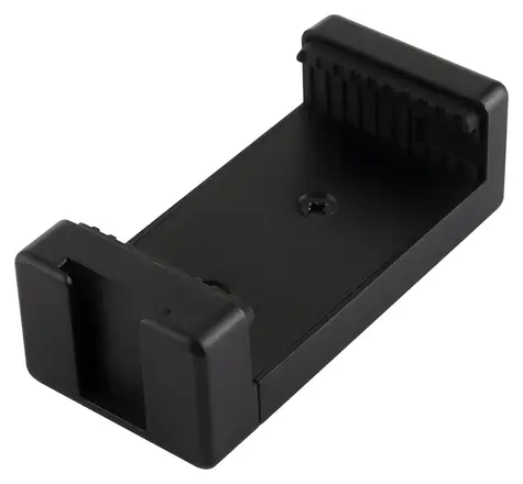 Puluz PU448B czarny / Uchwyt na telefon na statywie / Gwint 1/4” / Zimna stopka / Szerokość uchwytu 5,8-8,5 cm