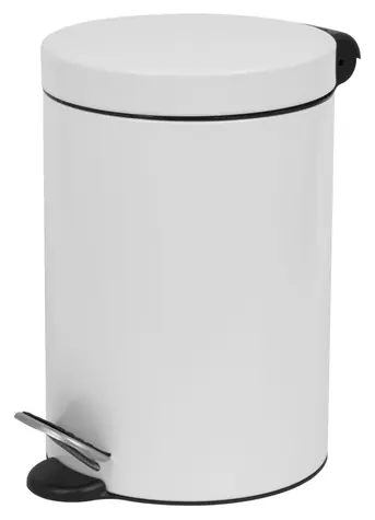 ALDA Freedom Fresh biały / Kosz na śmieci z pedałem / 3 l / stal malowana