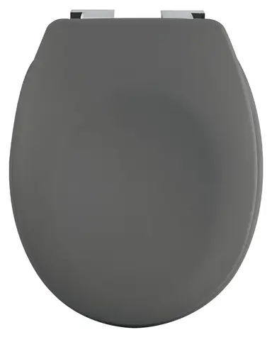 Deska sedesowa Spirella NEELA matowa szara / wolnoopadająca / duroplast