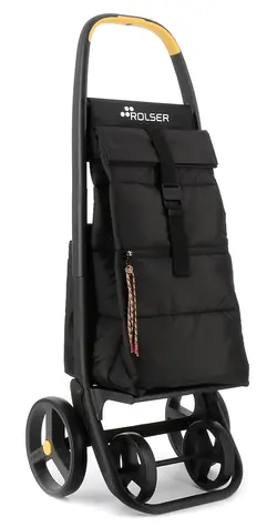 Rolser Clec Termo Polar 8 PLUS czarny / Torba zakupowa na kółkach / 43 l / ładowność 50 kg