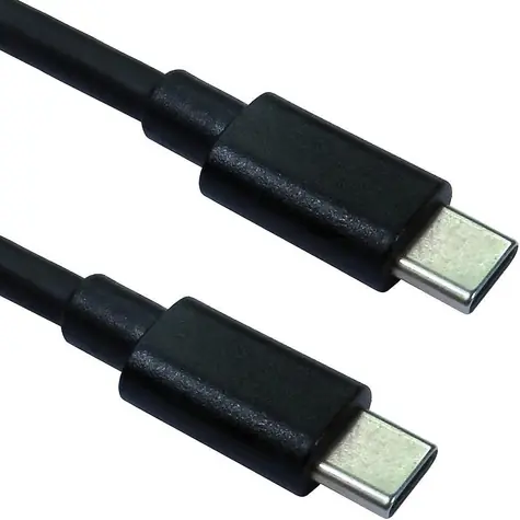Newlink NLMOB-931-BK czarny / Kabel / USB-C (M) - USB-C (M) / 1 m