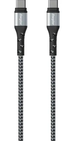 Energizer C521CKSL srebrny / Kabel / USB-C - USB-C / 2 m