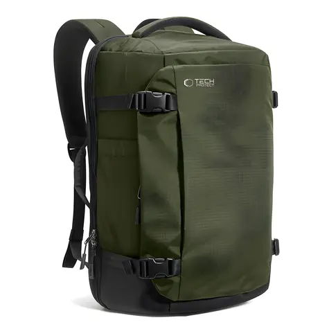 Tech-Protect Defender S70 ciemnozielony / Plecak / 24L / na laptopa / Ryanair i Wizz Air