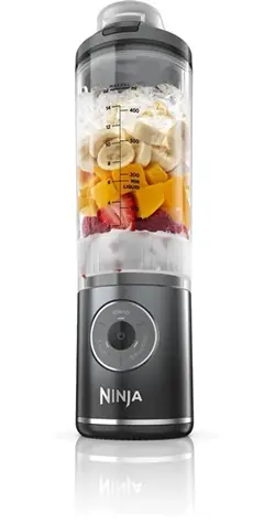 Ninja BC251EUGY Blast Max szary / Blender przenośny / bezprzewodowy / 570 ml / kruszący lód