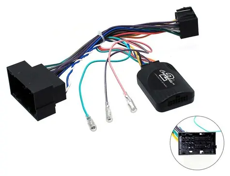 Connects2 SWC FIA 15 / Adapter sterowania z kierownicy / złącze ISO / Peugeot Boxer, Citroën Jumper, Fiat Ducato