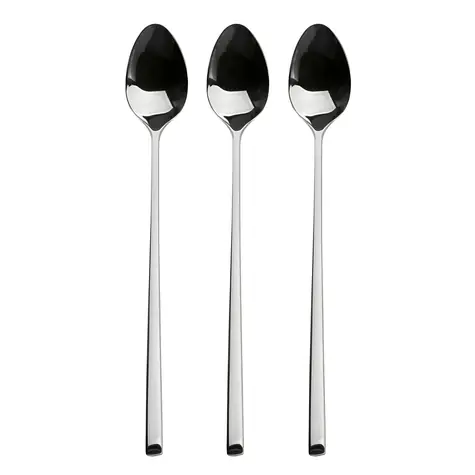 Łyżka długa LAMART LT5045 / stal nierdzewna / 3 szt. / 210 mm