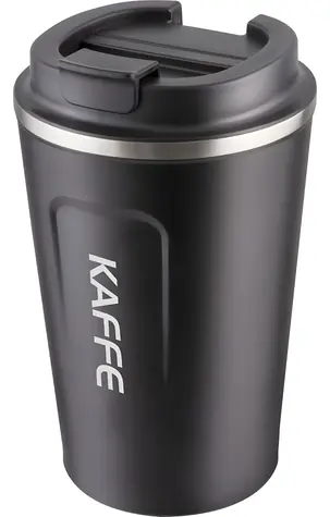 Lamart LT4068 Kaffe czarny / Kubek termiczny / 350 ml / stal nierdzewna