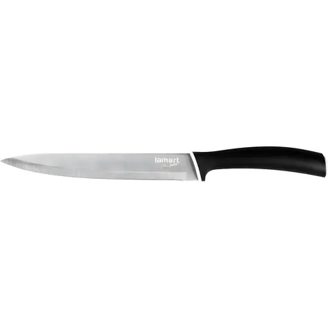 Nóż do krojenia LAMART Kant czarny / 20 cm / stal nierdzewna, TPR