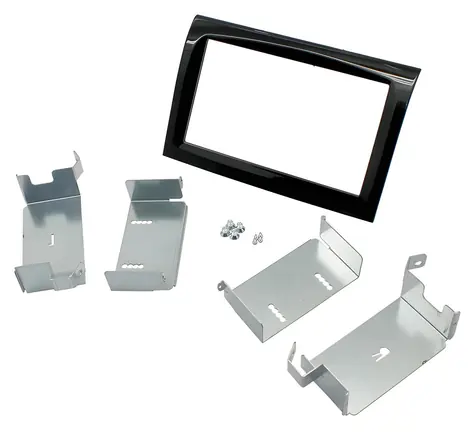 KEETEC PF-1516 / 2DIN car radio frame / Fiat Ducato, Citroen Jumper, Peugeot Boxer / black