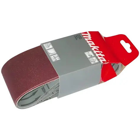Taśma szlifierska Makita 76x610 mm K100 / Taśma szlifierska / 5 szt.