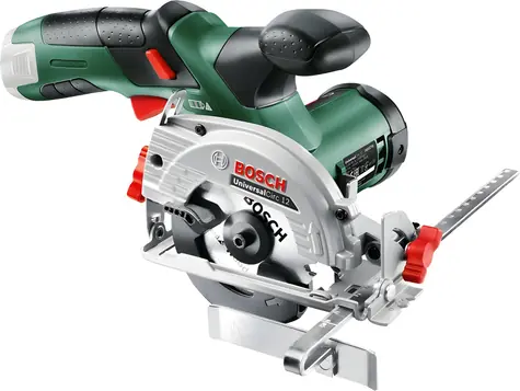 BOSCH PKS 12V Li 85 mm / Pilarka tarczowa akumulatorowa / 10,8-12 V / Głębokość cięcia 85 mm / Odsysanie pyłu / LED