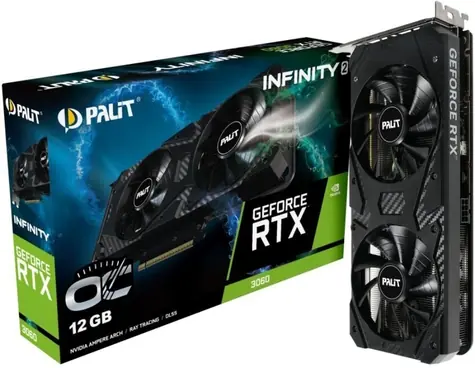 Palit GeForce RTX 3060 Infinity 2 OC 12GB / Karta graficzna / 12GB GDDR6