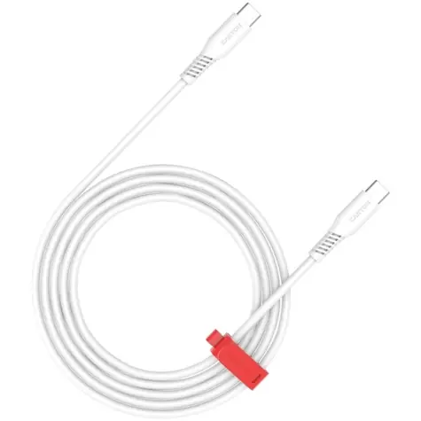 Canyon CC100SC20 biały / Kabel / USB-C - USB-C / PD 100 W / 20 Gb/s / 2 m