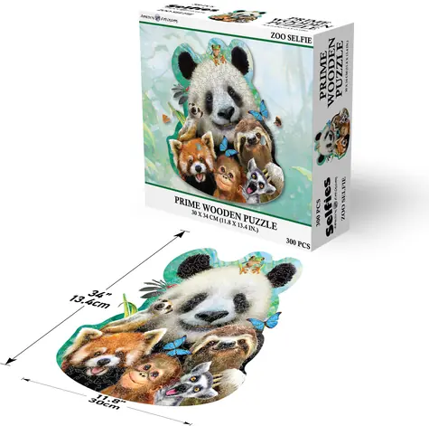 Prime 3D Drewniane Puzzle Afryka / 300 elementów