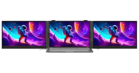 15,3" Blackview DCM8 czarny / Podwójny przenośny monitor / IPS / 1920×1200 / 60 Hz / USB-C