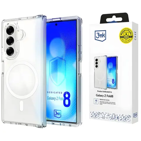 3mk Armor MagCase przezroczyste / Tylna obudowa / Samsung Galaxy Z Fold8 / magnetyczne