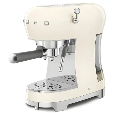 SMEG ECF01 kremowy / Ekspres do kawy dźwigniowy