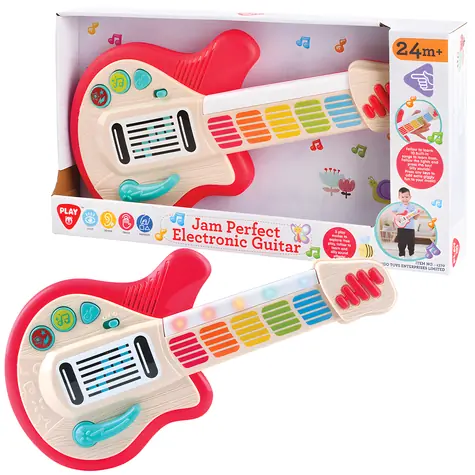 PLAYGO Gitara elektroniczna Jam Perfect / Zabawka muzyczna / 3 baterie AAA / od 3 lat